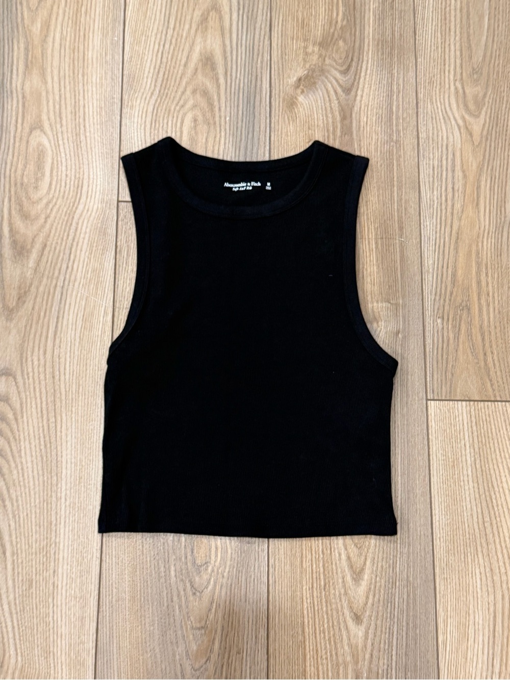 Abercrombie Ribbed Cropped Tank Top